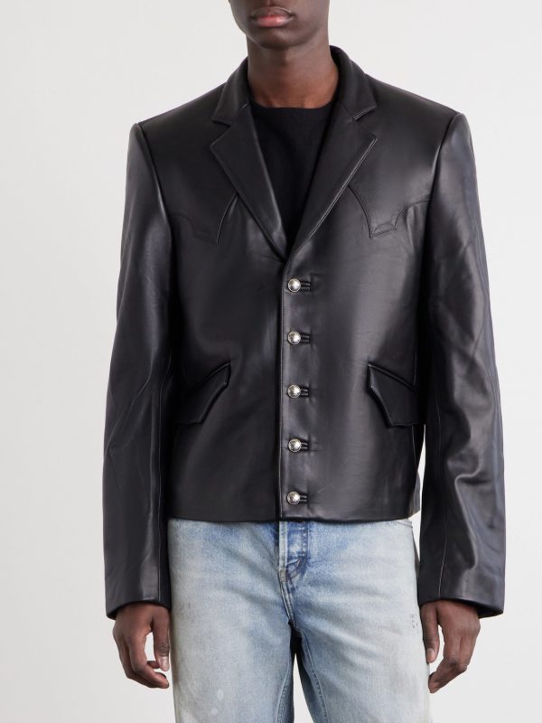Western Perfect Leather Blazer - FR Western Perfect Leather Blazer - FR