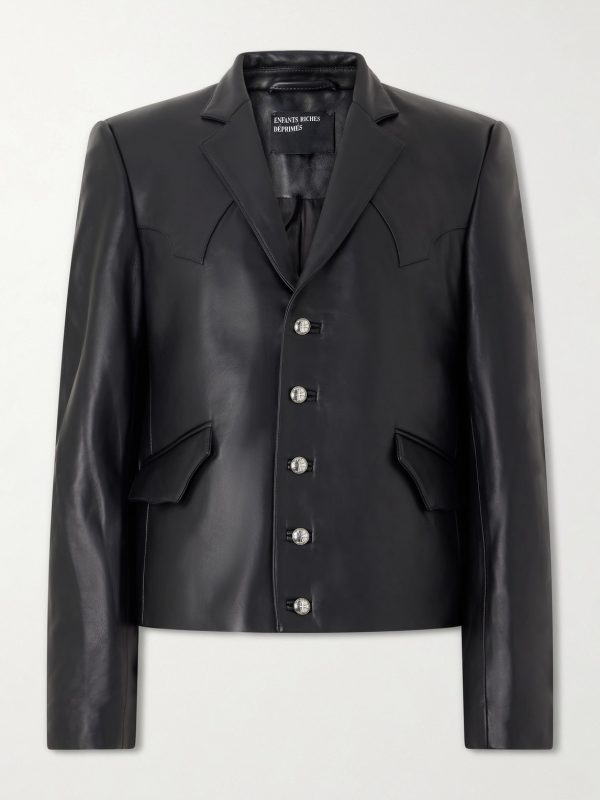 Western Perfect Leather Blazer Western Perfect Leather Blazer