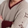 Nu Sur Papier (IV) Embroidered Cashmere Sweater - CU Nu Sur Papier (IV) Embroidered Cashmere Sweater - CU