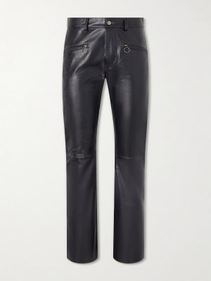 Wicked Game Flared Leather Trousers