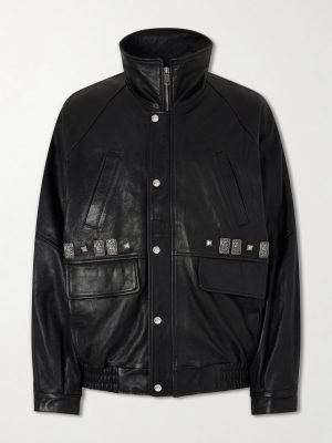 Principe Phillip's Childhood Studded Leather Jacket