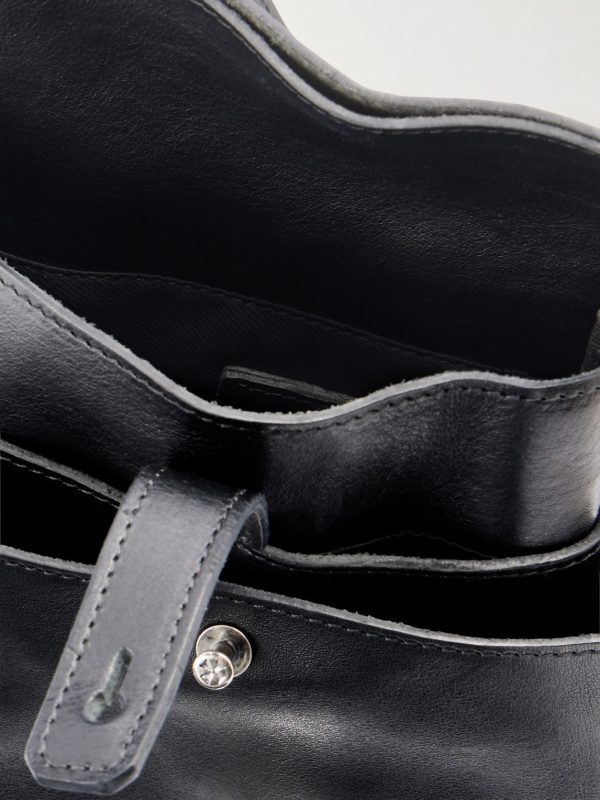 Medical Waste Leather Belt Bag - E1