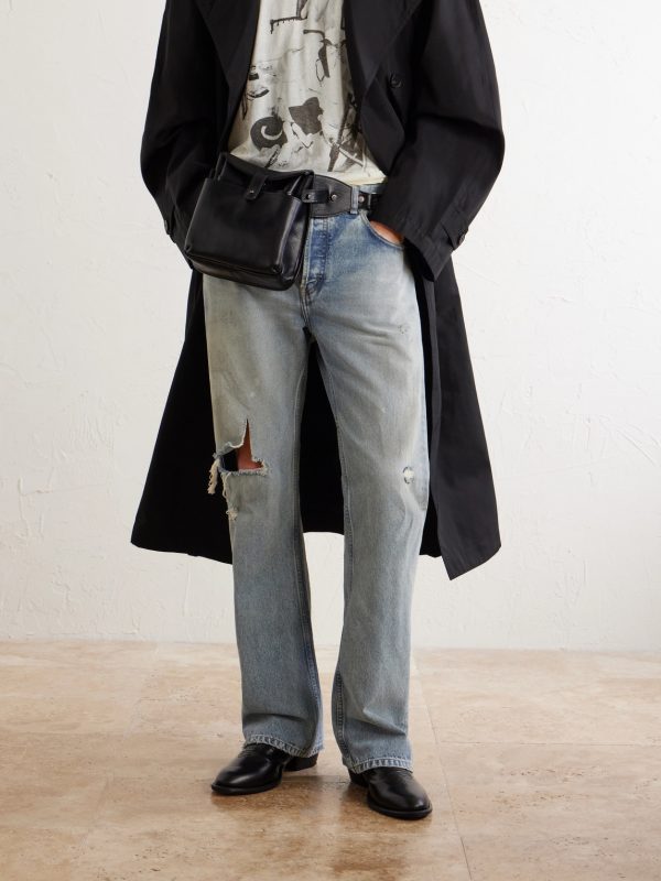 Medical Waste Leather Belt Bag - FR