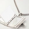Book Sterling Silver Necklace - E1