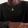 Book Sterling Silver Necklace - OU