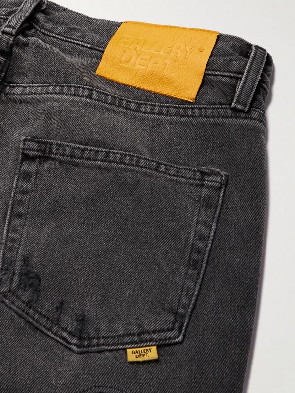 G-Time Flared Distressed Logo-Appliquéd Jeans - CU