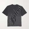 Logo-Appliquéd Printed Cotton-Jersey T-Shirt Logo-Appliquéd Printed Cotton-Jersey T-Shirt