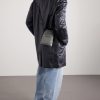 Shopper Logo-Debossed Crinkled-Leather Phone Pouch - OU Shopper Logo-Debossed Crinkled-Leather Phone Pouch - OU
