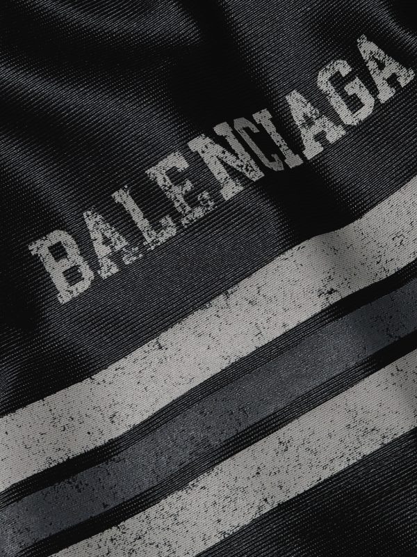 Logo-Print Striped Appliquéd Jersey T-Shirt - CU Logo-Print Striped Appliquéd Jersey T-Shirt - CU
