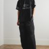 Logo-Print Striped Appliquéd Jersey T-Shirt - OU Logo-Print Striped Appliquéd Jersey T-Shirt - OU