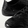 City Studded Cracked Leather Sneakers - CU City Studded Cracked Leather Sneakers - CU