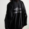 Appliquéd Logo-Embroidered Cotton-Blend Shell Track Jacket - BK Appliquéd Logo-Embroidered Cotton-Blend Shell Track Jacket - BK