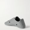 City Studded Cracked Leather Sneakers - BK