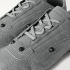 City Studded Cracked Leather Sneakers - CU