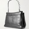 Rodeo Large Studded Leather Tote Bag - BK Rodeo Large Studded Leather Tote Bag - BK