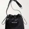 Shopper Cracked-Leather Pouch