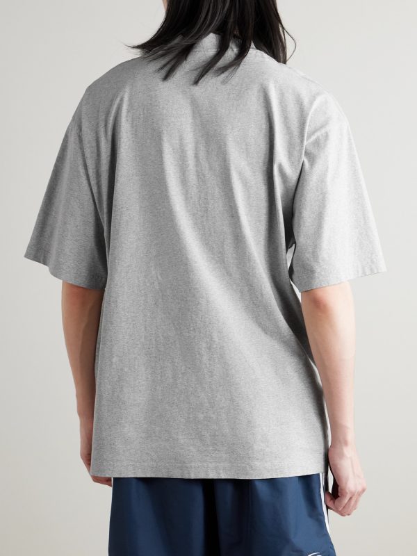 Logo-Embroidered Cotton-Jersey T-Shirt - BK Logo-Embroidered Cotton-Jersey T-Shirt - BK