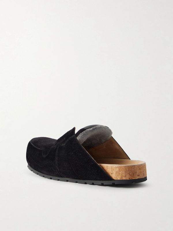 Dumbo Suede Mules - BK