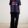Oversized Embroidered Printed Cotton-Jersey T-Shirt - BK Oversized Embroidered Printed Cotton-Jersey T-Shirt - BK
