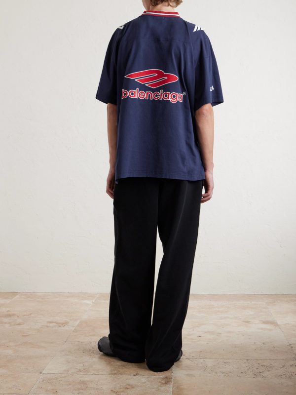Oversized Embroidered Printed Cotton-Jersey T-Shirt - BK Oversized Embroidered Printed Cotton-Jersey T-Shirt - BK
