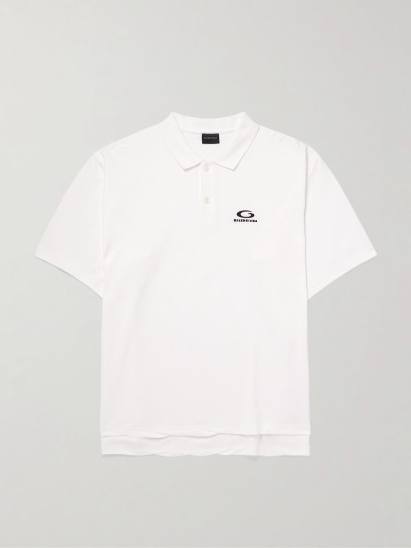 Logo-Embroidered Cotton-Piqué Polo Shirt Logo-Embroidered Cotton-Piqué Polo Shirt