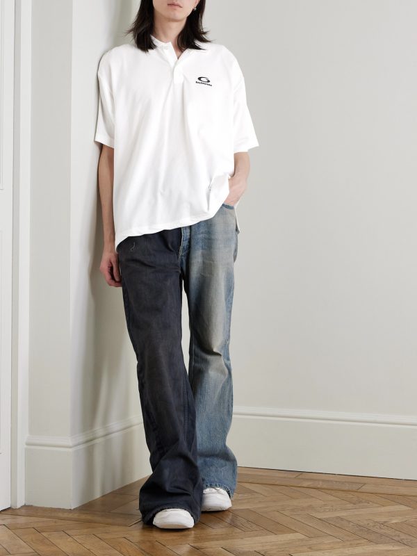 Logo-Embroidered Cotton-Piqué Polo Shirt - OU Logo-Embroidered Cotton-Piqué Polo Shirt - OU