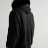 Plush-Lined Cotton-Jersey Hoodie - BK Plush-Lined Cotton-Jersey Hoodie - BK
