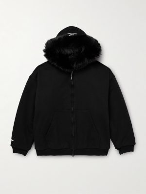 Plush-Lined Cotton-Jersey Hoodie Plush-Lined Cotton-Jersey Hoodie