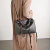 Rodeo Large Distressed Satin-Trimmed Printed Leather Tote Bag - E2 Rodeo Large Distressed Satin-Trimmed Printed Leather Tote Bag - E2