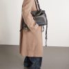 Rodeo Large Distressed Satin-Trimmed Printed Leather Tote Bag - E3 Rodeo Large Distressed Satin-Trimmed Printed Leather Tote Bag - E3