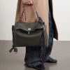 Rodeo Large Distressed Satin-Trimmed Printed Leather Tote Bag - OU Rodeo Large Distressed Satin-Trimmed Printed Leather Tote Bag - OU