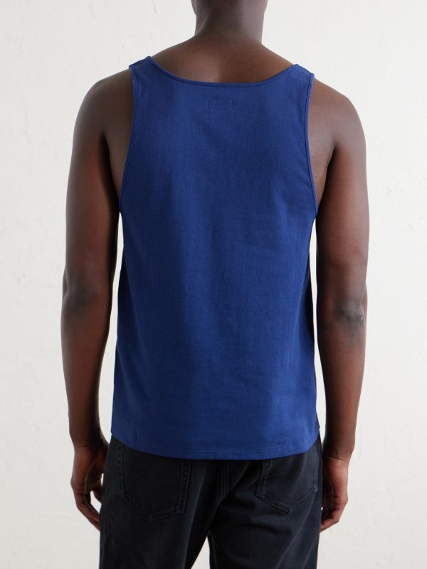 Logo-Embroidered Cotton-Jersey Tank Top - BK