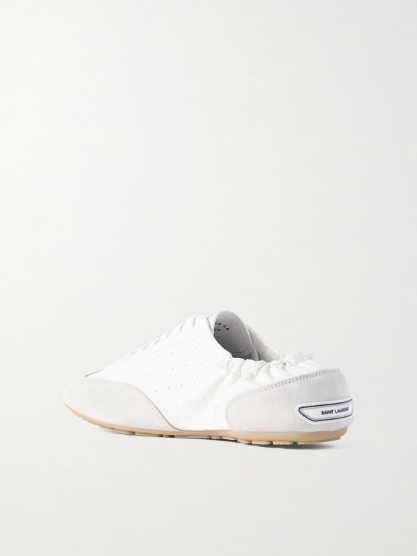 Lewis Suede and Full-Grain Leather Sneakers - BK