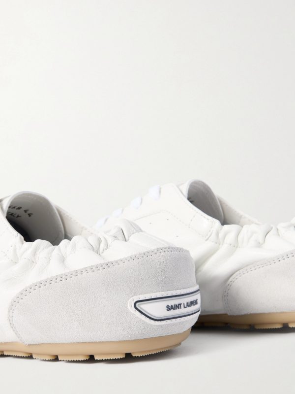 Lewis Suede and Full-Grain Leather Sneakers - CU