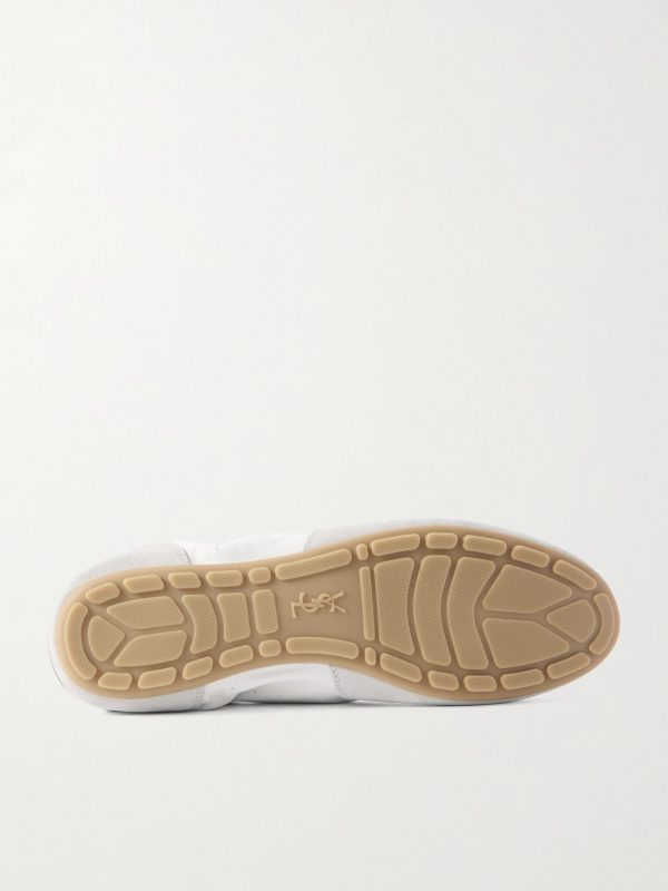 Lewis Suede and Full-Grain Leather Sneakers - E1