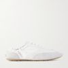 Lewis Suede and Full-Grain Leather Sneakers