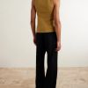 Logo-Embroidered Ribbed Cotton Tank Top - BK Logo-Embroidered Ribbed Cotton Tank Top - BK
