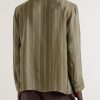 Piped Striped Recycled-Twill Shirt - BK Piped Striped Recycled-Twill Shirt - BK