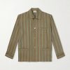 Piped Striped Recycled-Twill Shirt Piped Striped Recycled-Twill Shirt