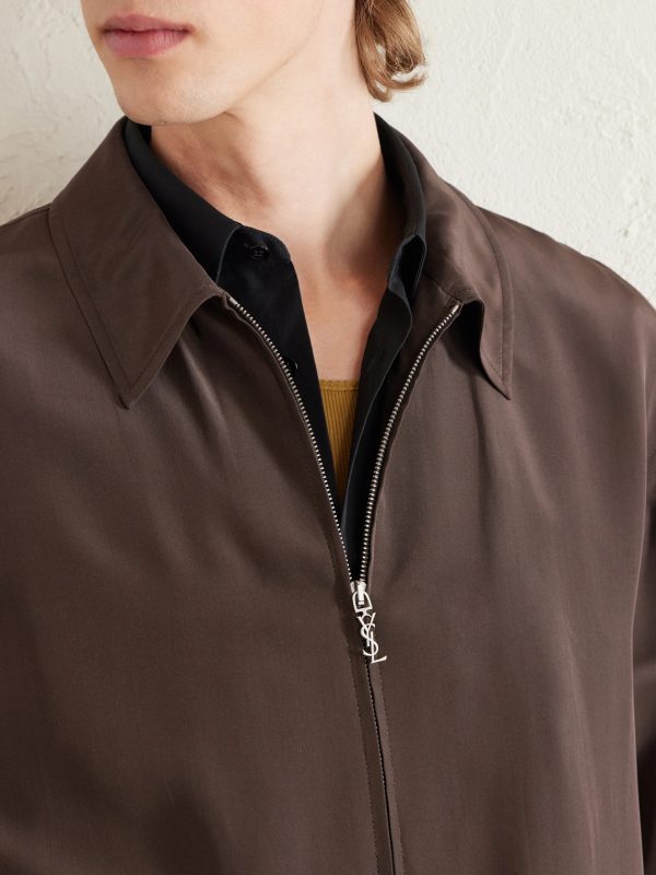 Satin Blouson Jacket - CU Satin Blouson Jacket - CU