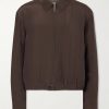 Satin Blouson Jacket Satin Blouson Jacket