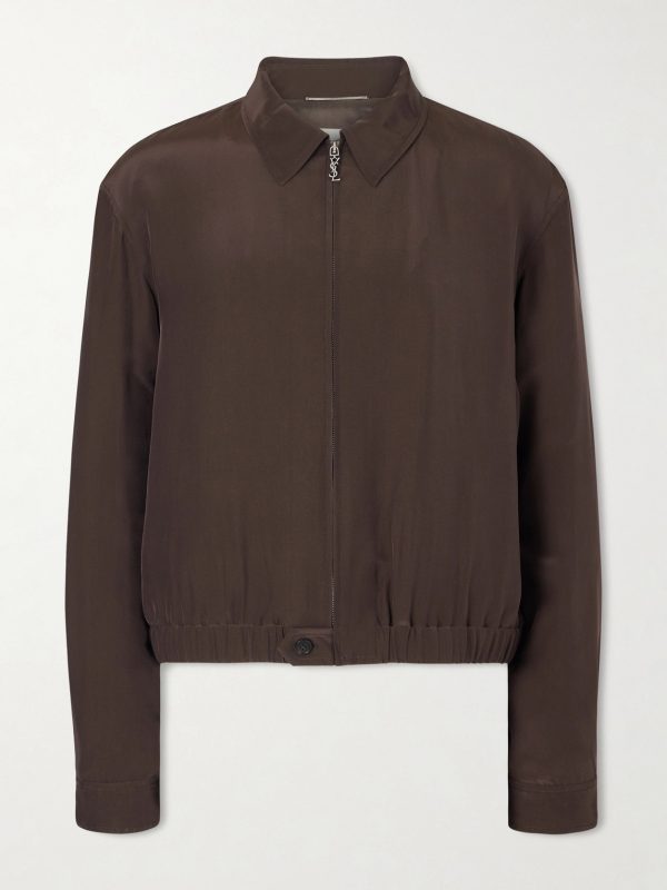 Satin Blouson Jacket Satin Blouson Jacket