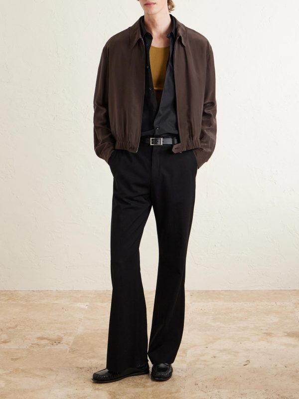 Satin Blouson Jacket - OU Satin Blouson Jacket - OU