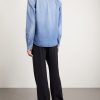 Logo-Embroidered Denim Shirt - BK Logo-Embroidered Denim Shirt - BK