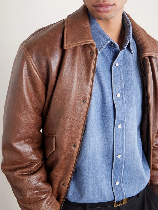 Logo-Embroidered Denim Shirt - CU Logo-Embroidered Denim Shirt - CU