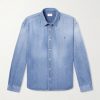 Logo-Embroidered Denim Shirt Logo-Embroidered Denim Shirt