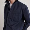Logo-Embroidered Cotton-Twill Overshirt - CU