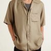 Camp-Collar Printed Silk-Voile Shirt - FR Camp-Collar Printed Silk-Voile Shirt - FR