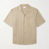 Camp-Collar Printed Silk-Voile Shirt Camp-Collar Printed Silk-Voile Shirt