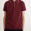 Slim-Fit Logo-Embroidered Cotton-Piqué Polo Shirt - FR Slim-Fit Logo-Embroidered Cotton-Piqué Polo Shirt - FR
